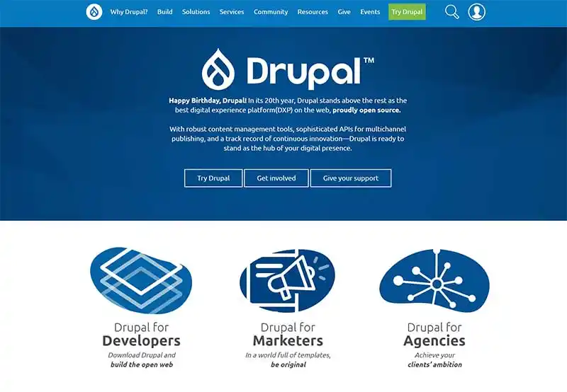 Acheter de site Drupal